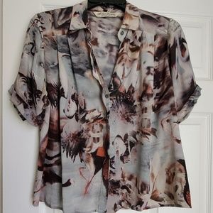 ALL SAINTS SILK BLOUSE!! Sz 8